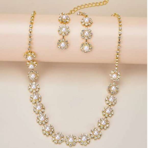 Bridal jewelry diamond necklace - Picture 3 of 6